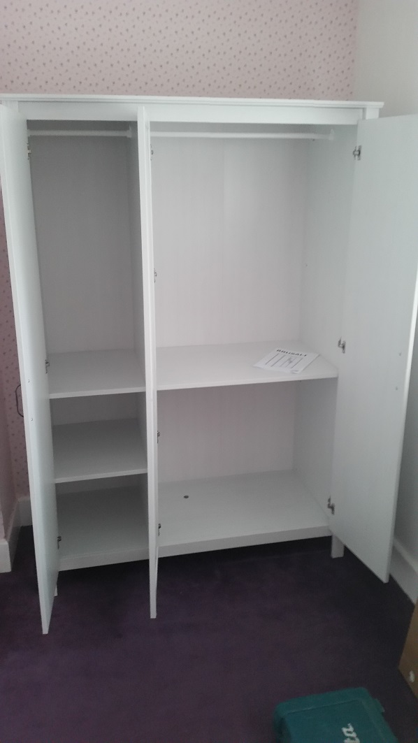 Photo of an Ikea Brimnes Wardrobe we assembled at Wetherby, West Yorkshire
