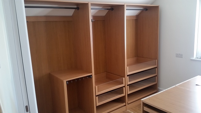 Photo of an Ikea Pax Wardrobe we assembled in Westbury-On-Severn, Gloucestershire