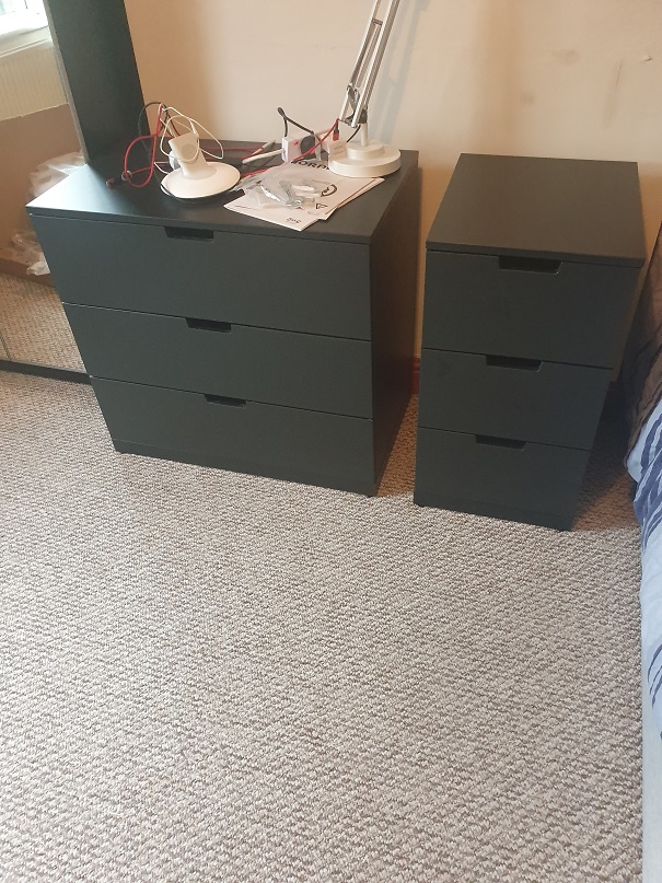 Photo of an Ikea Nordli Chest we assembled at Bracknell, Berkshire
