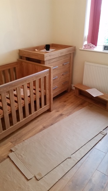 Mamas-and-Papas Franklyn Nursery-Set assembled in Longniddry, East Lothian