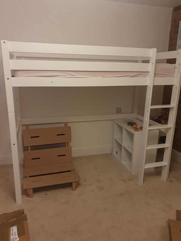Photo of a Little-Folks Classic Loft-Bed we assembled at Whitby, North Yorkshire