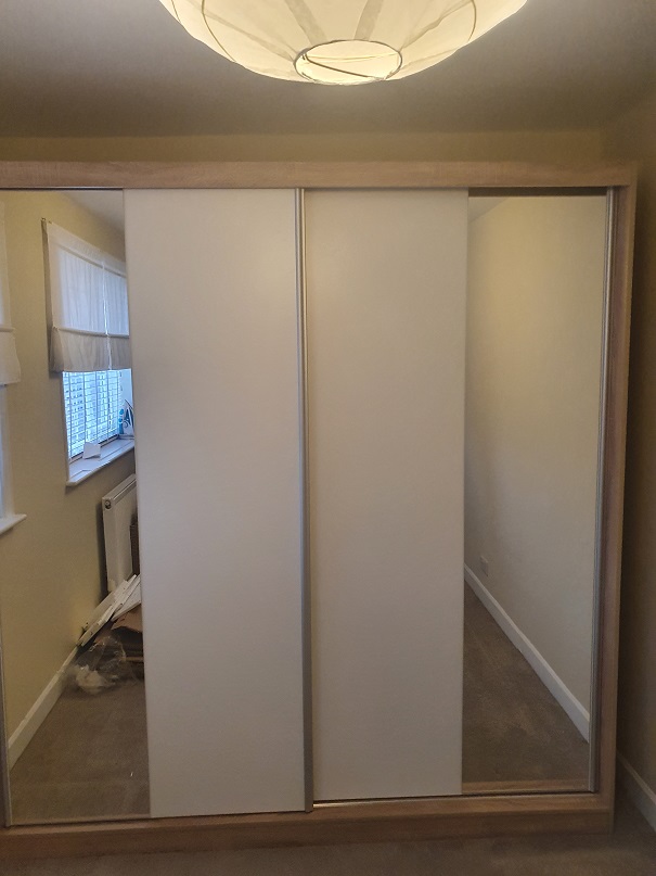 An example of a Vruyr Wardrobe we assembled at Gosport in Hampshire sold by Wayfair