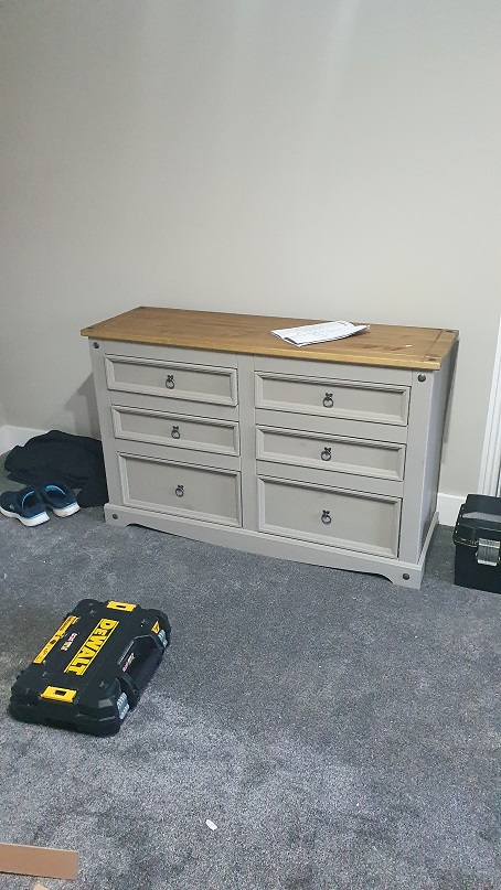 Dunelm Corona Chest assembled in Dundee, Angus