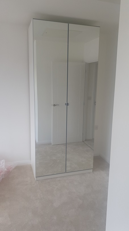 An example of a Pax Wardrobe we assembled at Bathgate in West Lothian sold by Ikea