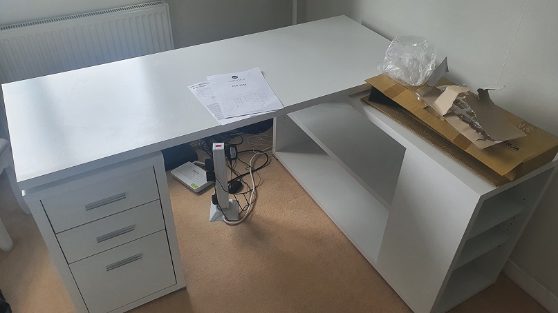 An example of a Movian_Rouen Desk we assembled at Newport-On-Tay in Fife sold by Amazon