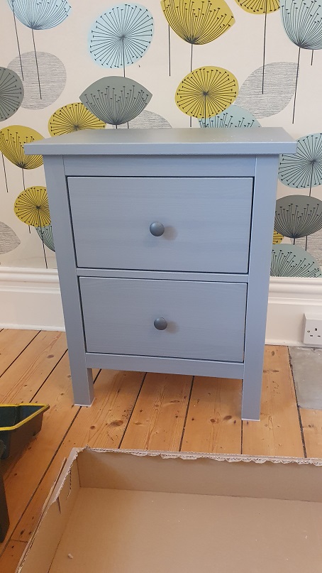 An example of a Hemnes Bedside we assembled at Llanrhystud in Dyfed sold by Ikea