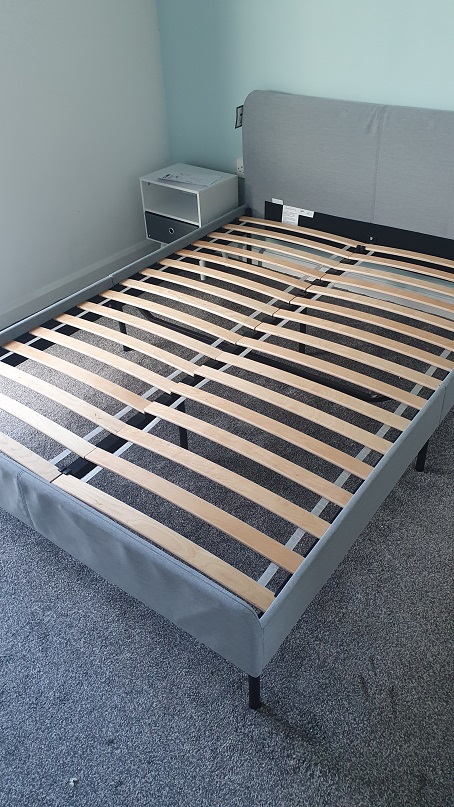 Ikea Slattum range of Bed built by FPA in Livingston