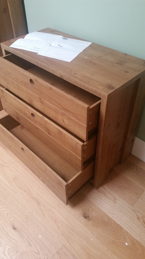 An example of a Carter Chest we assembled at Lynton in Devon sold by Next