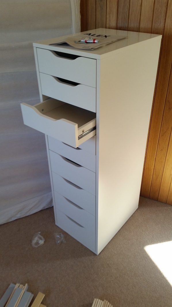 An example of an Alex Tallboy we assembled at Colchester in Essex sold by Ikea